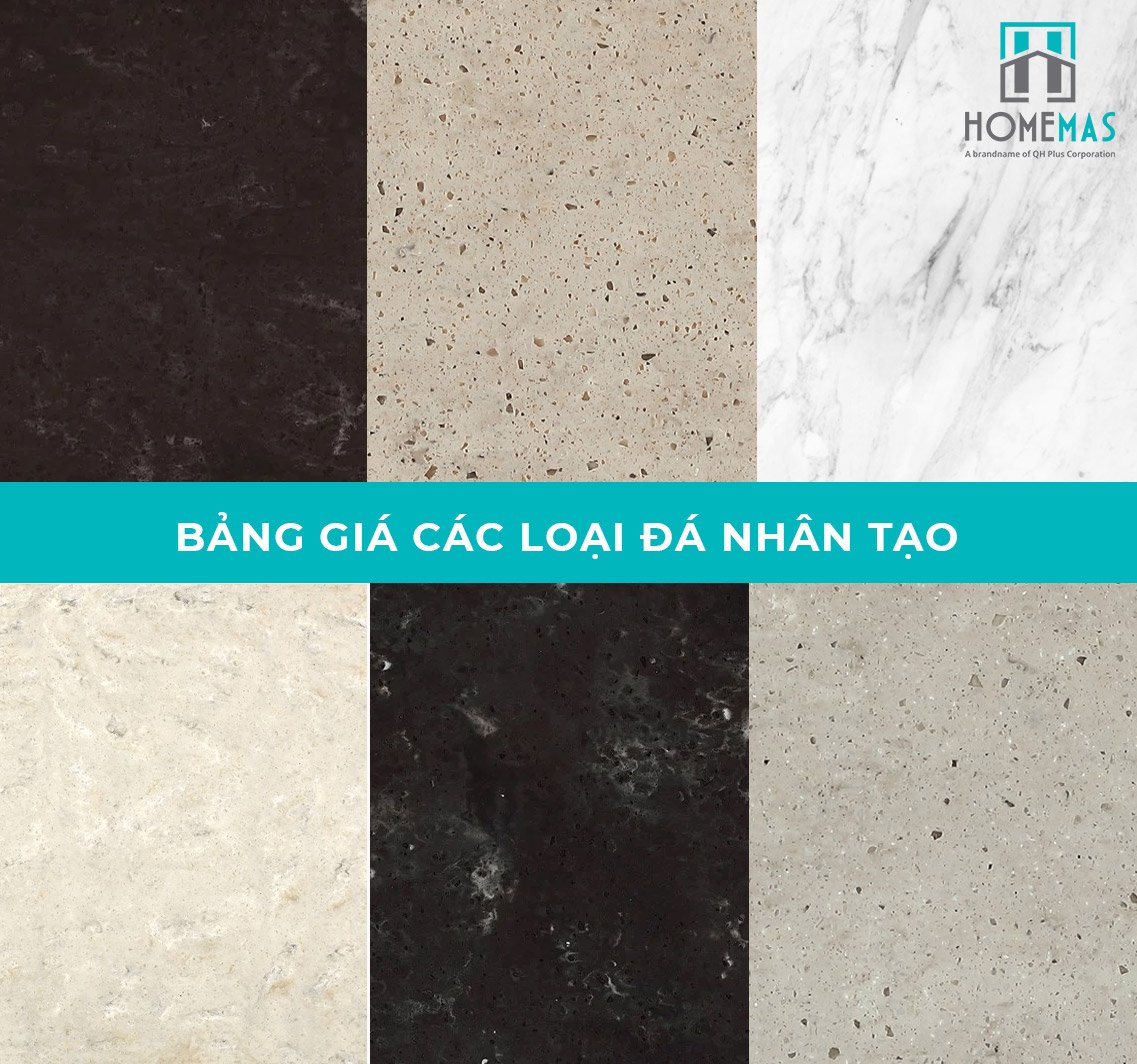 Báo giá các loại đá nhân tạo trên thị trường