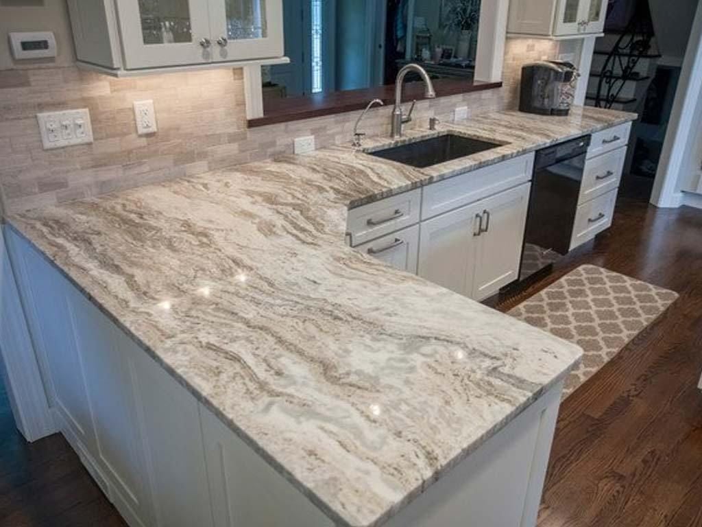 Đá hoa cương ốp bếp độc đáo