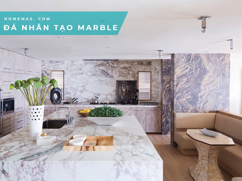 Đá marble nhân tạo là gì, ứng dụng của đá marble