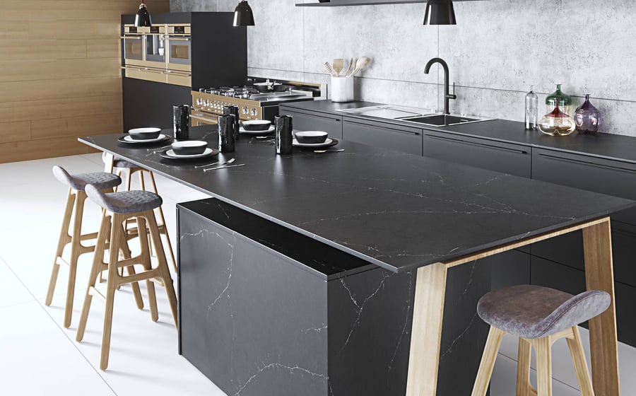 Sáng tạo với các thiết kế nội thất với đá quartz hiện đại
