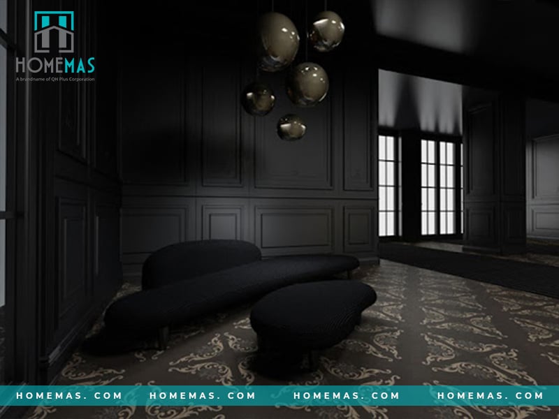 Ý nghĩa của màu đen trong thiết kế nội thất