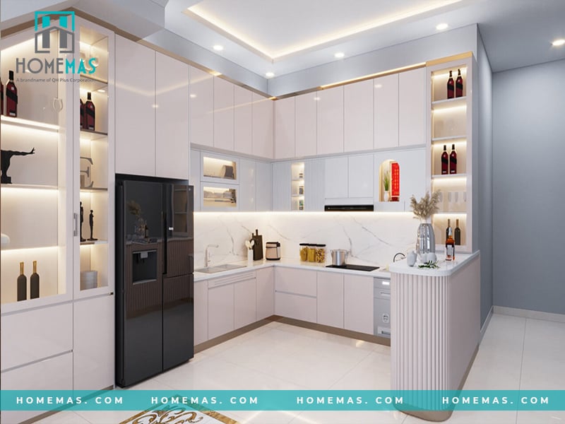 Các quy tắc cần nắm khi thiết kế nhà bếp đẹp hiện đại